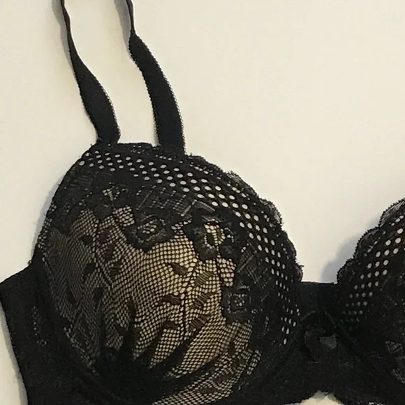 ❤️Paramour Black / Cream Bra 38D❤️ - Picture 3 of 13